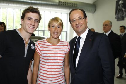 Matthieu avec François Hollande