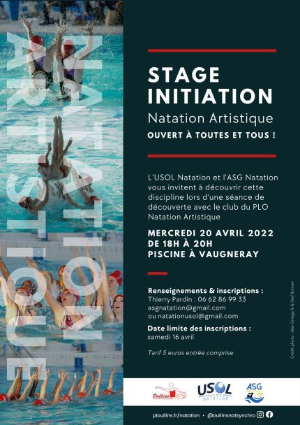 Stage Initiation Natation Artistique